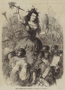 The Carnival in Paris  av Henry Augustin Valentin