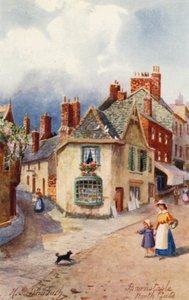 North Gate, Barnstaple (färglitografi) av Henry B. (after) Wimbush