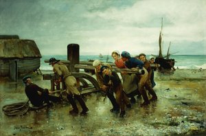 Hauling a Ship, 1887