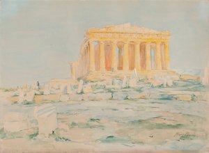 Parthenon, västra fasaden, n.d.