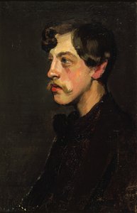 Porträtt av poeten Camille Mauclair 1872-1945, ca. 1895.