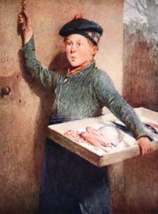 Fiskhandlarens kallelse (akvarell på papper)