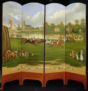 Starten på kapløbet om Clarence Gold Cup i Hampton, onsdag den 21. juni, 1815 swed
