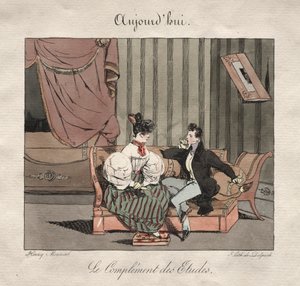 Parisiska tillfällen: Studenternas komplement. av Henry Bonaventure Monnier