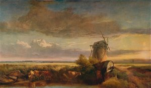Mills on the fens, c1853