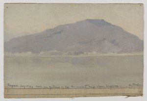 Trapani, Monte San Giuliano (Sicilien), år 1899 (olja på duk)