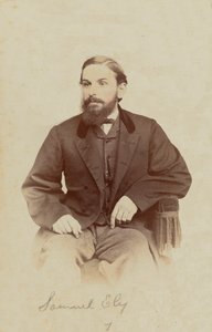 Carte-de-visite-porträtt av Samuel Ely, 1862-1869. av Henry C. Phillips