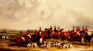 The Meet of the Buck Hounds, c.1845