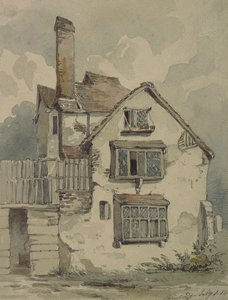 Ett gammalt hus i Cambridge (wc på papper) av Henry Cave