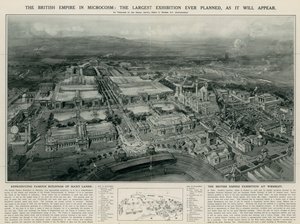 Det brittiska imperiet i mikrokosmos (litografi)