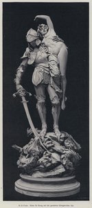 St George and the Rescued Maiden (gravyr)