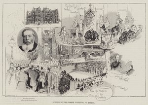 Invigning av Gamble Institute, St Helens av Henry Charles Seppings Wright