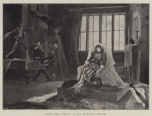 Scen från Trilby, på Haymarket Theatre av Henry Charles Seppings Wright