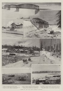 Scener på den nya transsibiriska järnvägen av Henry Charles Seppings Wright