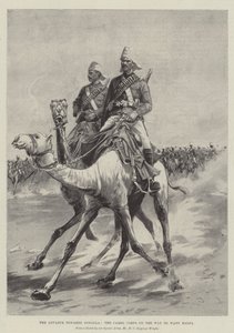 Framryckningen mot Dongola, kamelkåren på väg till Wady Halfa av Henry Charles Seppings Wright