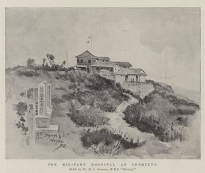 Militärsjukhuset i Chemulpo av Henry Charles Seppings Wright