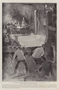Drottningen i Sheffield, Hennes Majestät bevittnar rullningen av en pansarplatta av Henry Charles Seppings Wright