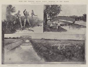 Med Tientsin Relief Force, Marschens humör av Henry Charles Seppings Wright