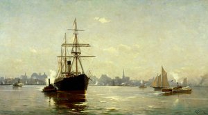 New Yorks hamn av Henry Chase