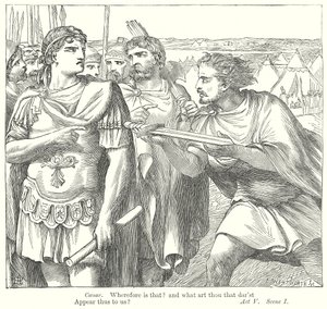 Antonius och Kleopatra (gravyr) av Henry Courtney (after) Selous