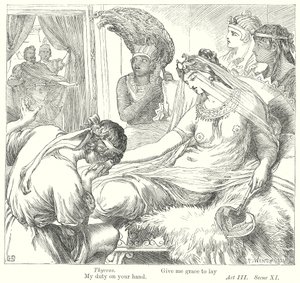 Antonius och Kleopatra (gravyr)