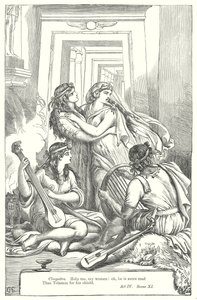 Antonius och Kleopatra (gravyr)