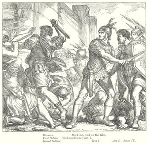 Coriolanus (gravyr) av Henry Courtney (after) Selous