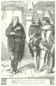 Hamlet (gravyr) av Henry Courtney (after) Selous