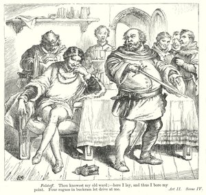 Kung Henrik del I (gravyr) av Henry Courtney (after) Selous