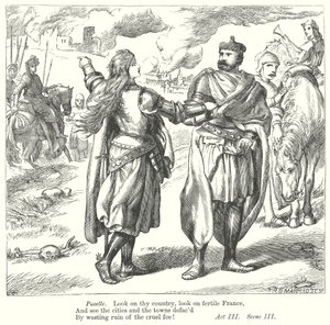 Kung Henrik VI del I (gravyr) av Henry Courtney (after) Selous