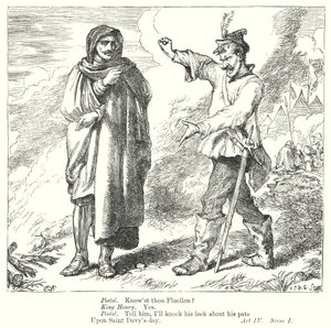 Kung Henrik V (gravyr) av Henry Courtney (after) Selous