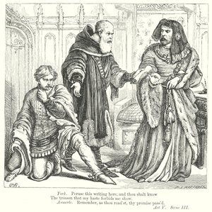 Kung Rikard II (gravyr) av Henry Courtney (after) Selous