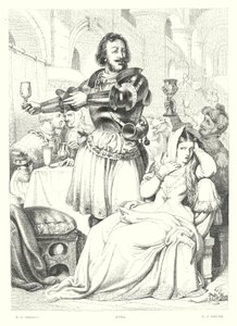 Lord Byrons barn Harold, Canto III, Strof 48 (gravyr)