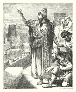 Nebukadnessar i Babylon (gravyr)