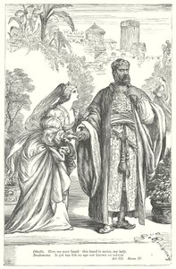 Othello (gravyr) av Henry Courtney (after) Selous