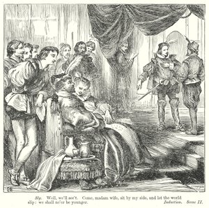 The Taming of the Shrew (gravyr) av Henry Courtney (after) Selous