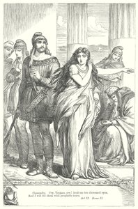 Troilus och Cressida (gravyr) av Henry Courtney (after) Selous