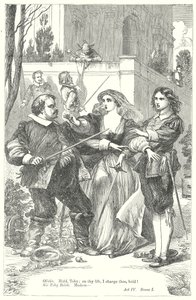 Trettondagsafton (gravyr) av Henry Courtney (after) Selous