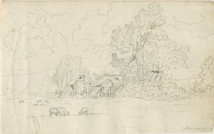 Stonnall kyrka: pennteckning, 20 juni 1813