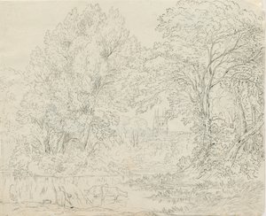 Tamworth - Rural View: penn- och bläckteckning, nd [1788-1855]