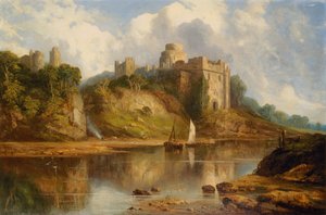 Pembroke Castle (olja på duk)