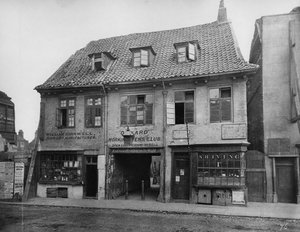 Gamla huset, Palace Yard, Lambeth, ca 1883