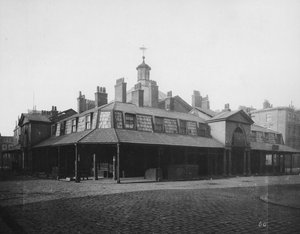 Oxford Market House, Great Titchfield Street, norr om Oxford Street, ca 1880 av Henry Dixon