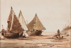Kustscenen av Henry Edridge