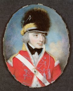 Miniatyr av en okänd officer, c.1797 av Henry Edridge