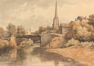 På Monnow, Monmouth av Henry Edridge
