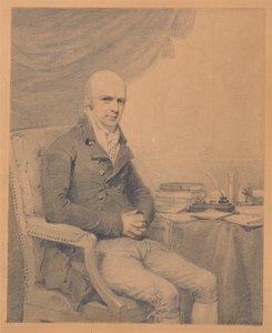 Porträtt av Thomas Estcourt Esq. från Estcourt av Henry Edridge