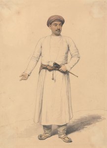 Porträtt av en indisk prins av Henry Edridge