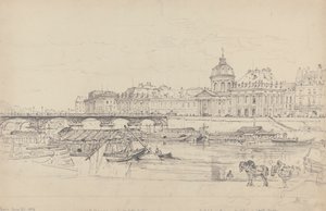 Myntverket, Pont des Arts och Institut de France, Paris