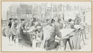 Designrum, Kommunala konsthögskolan av Henry Edward Tidmarsh